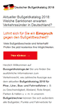 Mobile Screenshot of bussgeldkataloge.de